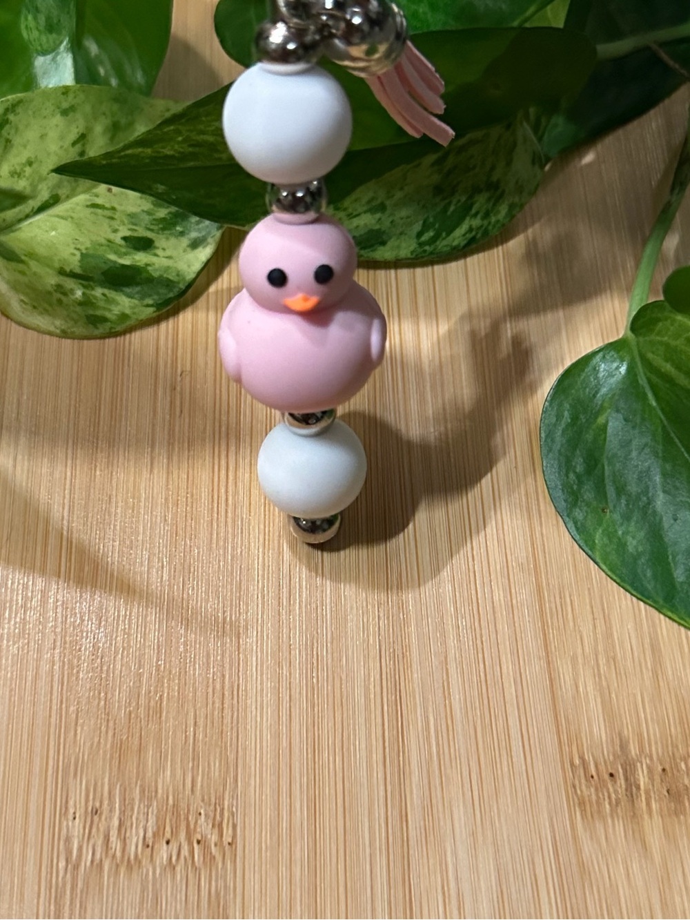 Rubber Ducky Keychain 🐥 Handmade‎ Silicone Beads | Cute Gift Idea